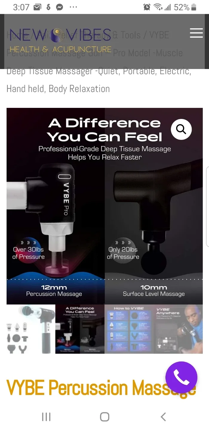 VYBE Pro Percussion Massager image indicator(2)