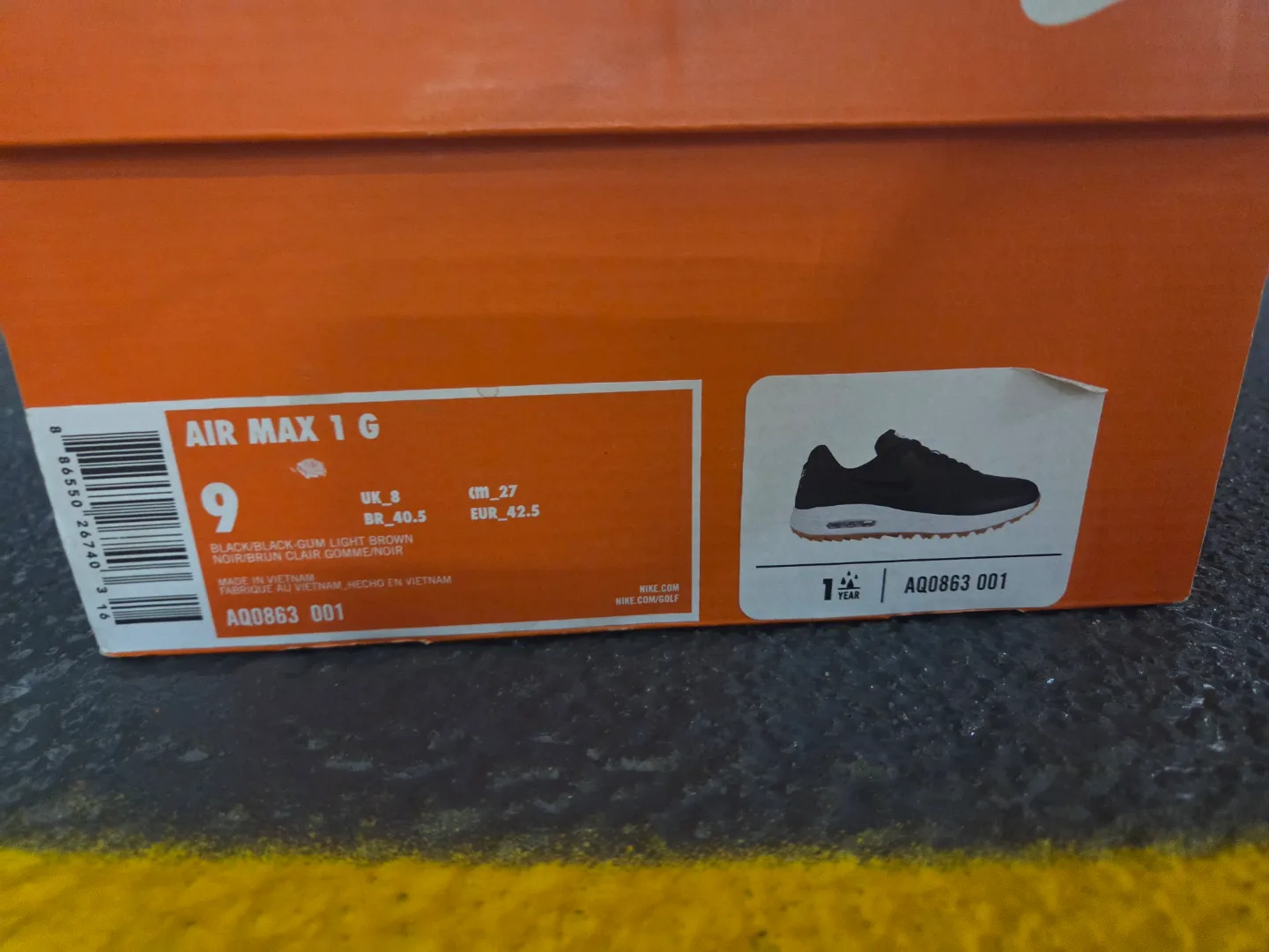 Nike Air golf shoes size 9 image indicator(6)