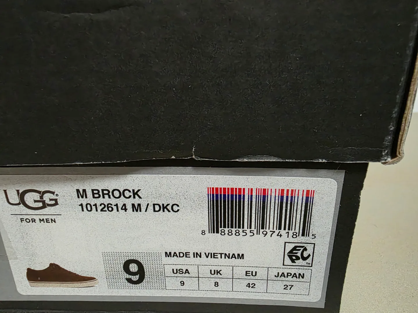 Men's UGG Brock Brown Low-Top Sneakers - Size 9 image indicator(5)