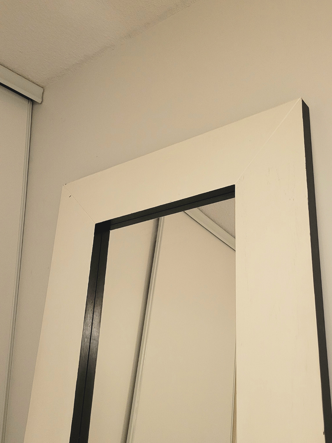 Large Floor Mirror with Black and White Frame - photo 3