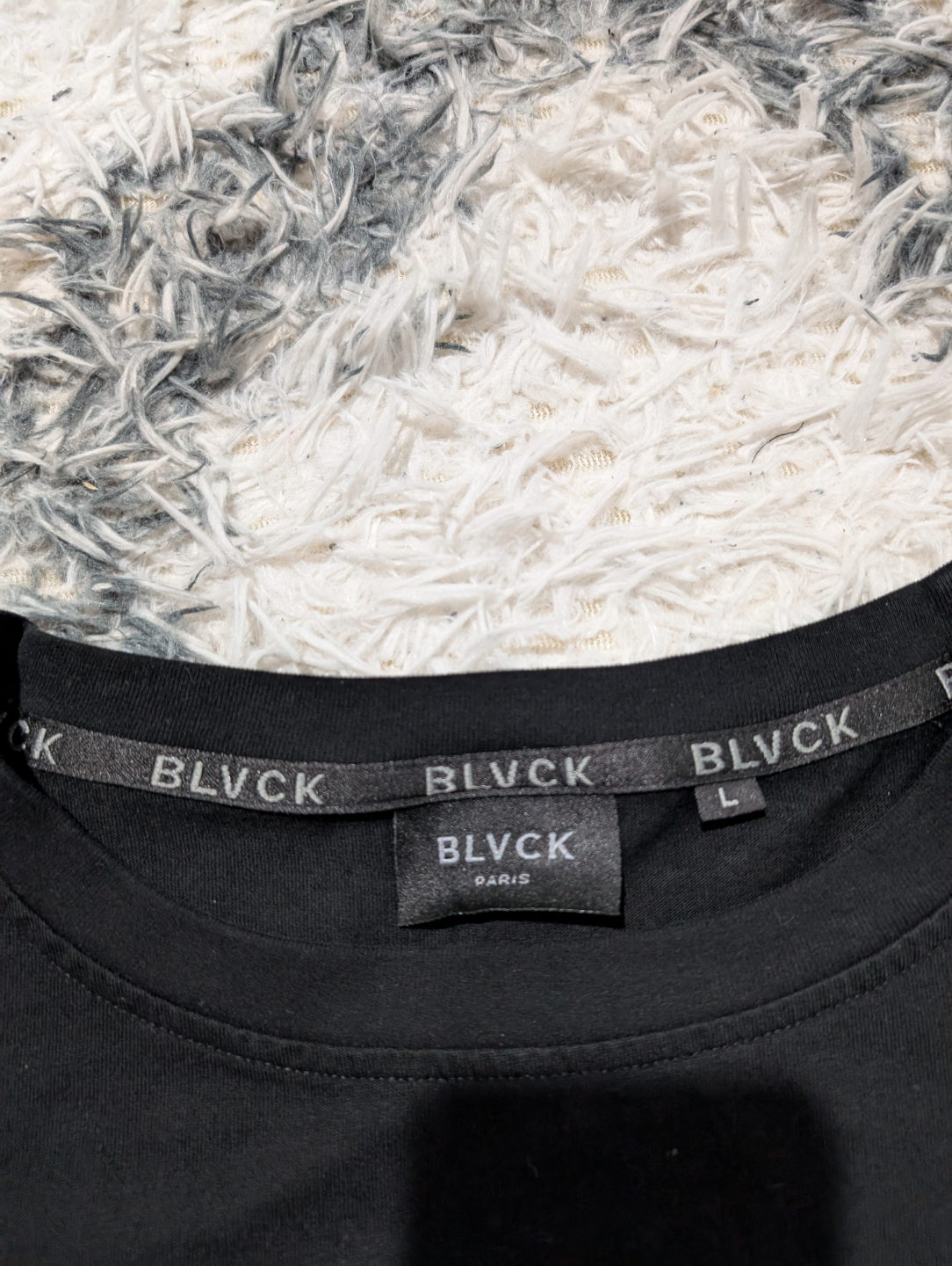 BLVCK PARIS Black T-Shirt - Size Large - photo 2