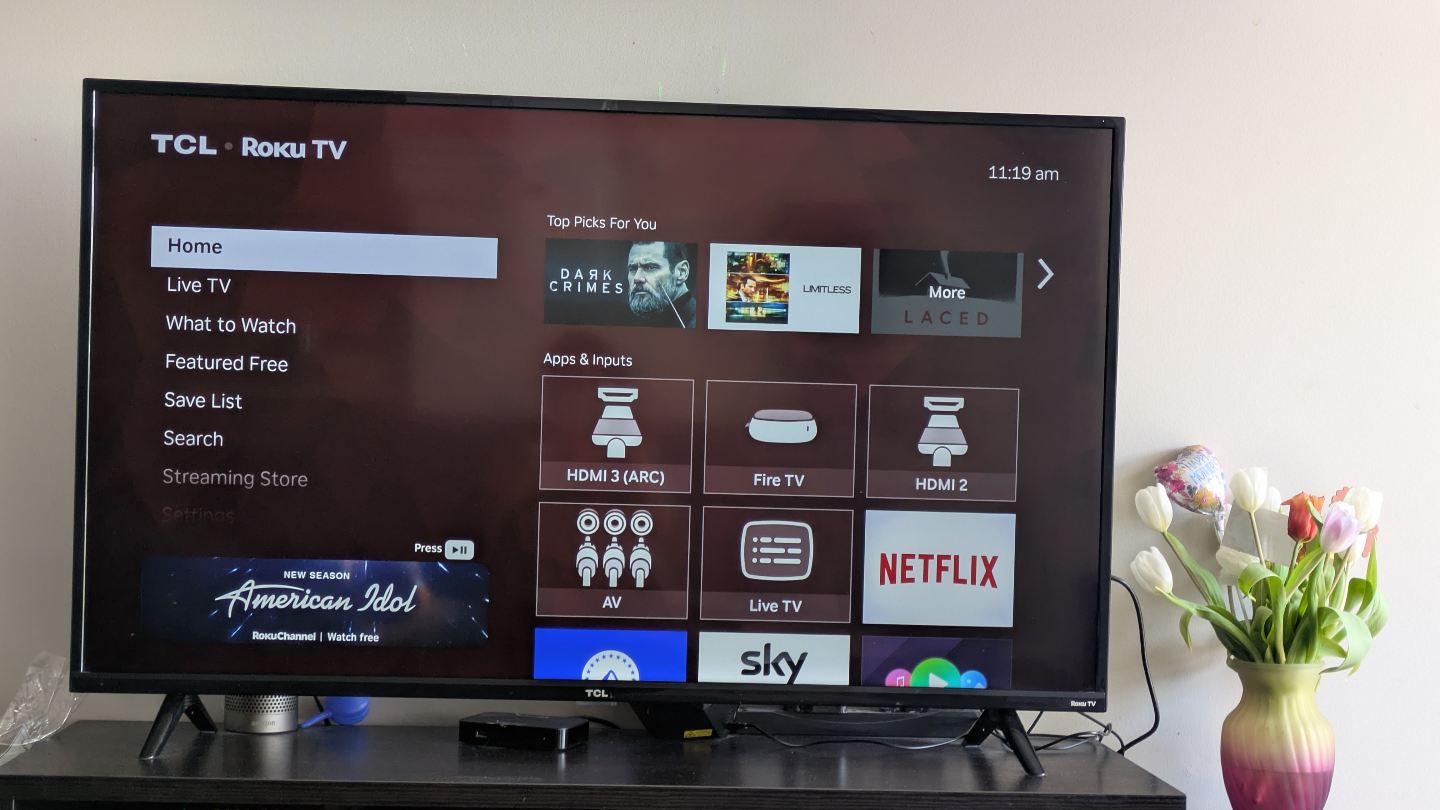 50 " inch TCL Roku Smart TV - Excellent condition