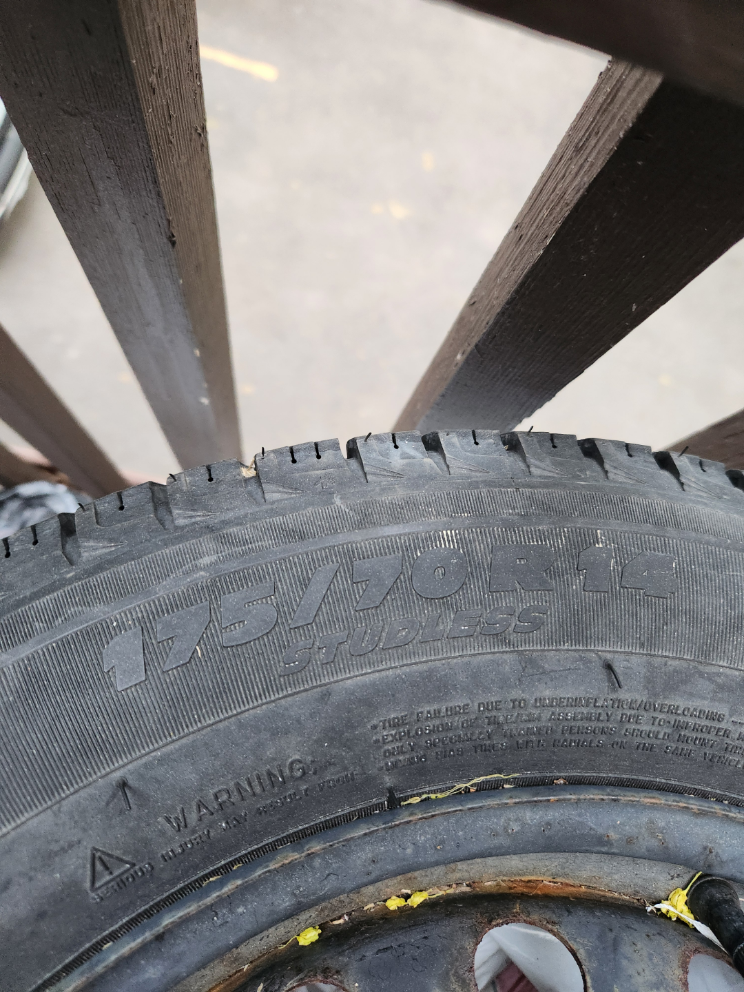 Used Michelin X-Ice  Winter Tire on Steel Rim - photo 2
