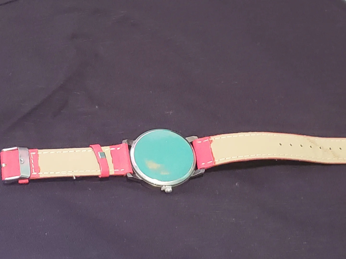 World Map Wrist Watch with Pink Band image indicator(3)
