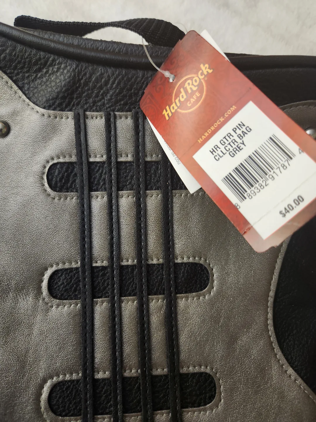 Hard Rock Cafe Guitar Shape Bag for pin collection thumbnail