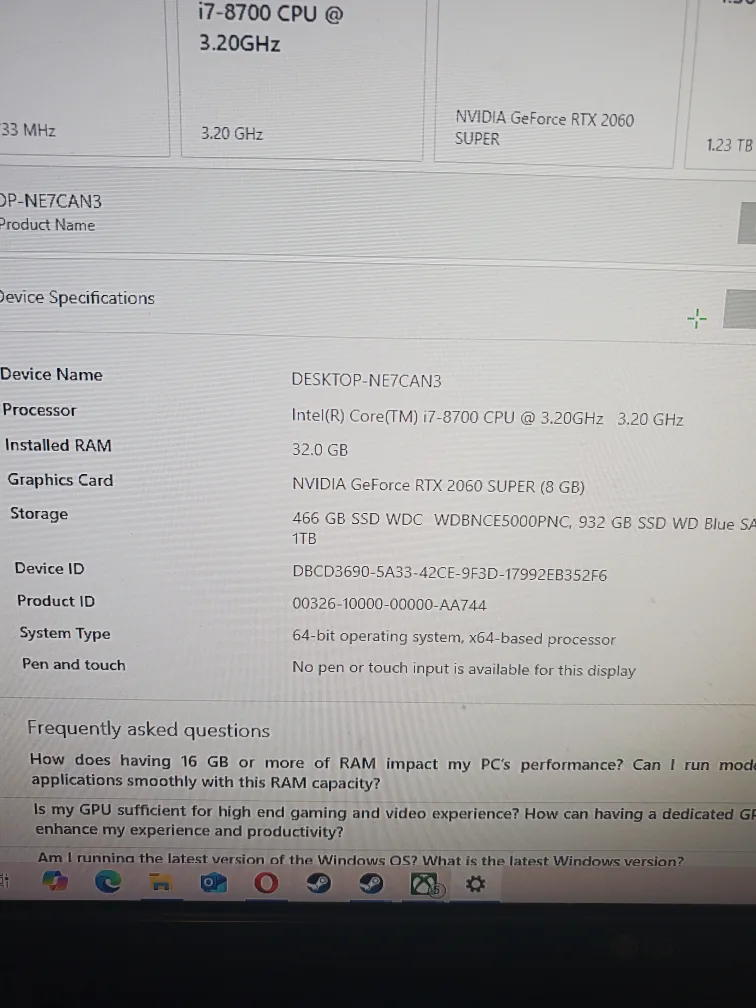 Gaming PC $900 OBO - Intel i7-8700 CPU RTX 2060 8gb image indicator(3)
