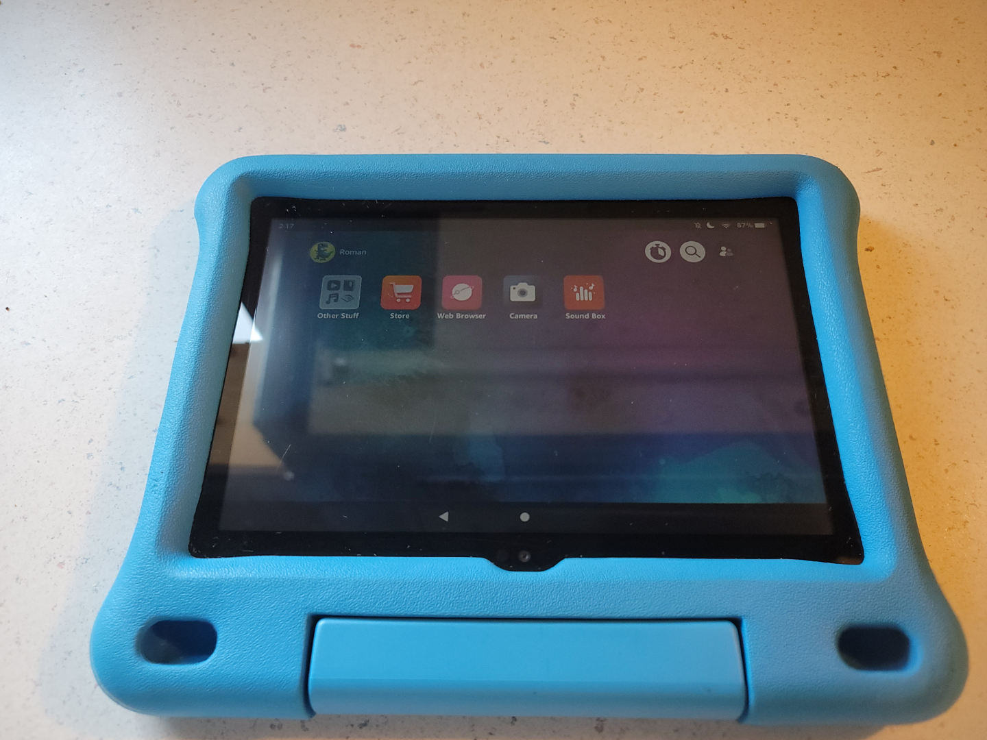 Fire HD 8 Kids tablet, 8" HD, 32 GB, Blue Kid-Proof Case