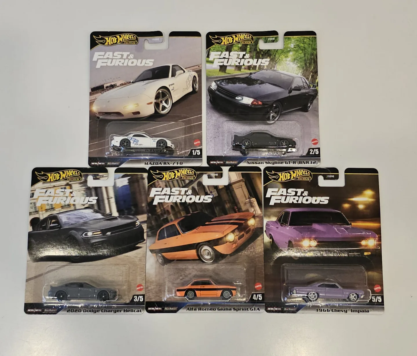 Hot Wheels Premium Fast and Furious Set thumbnail