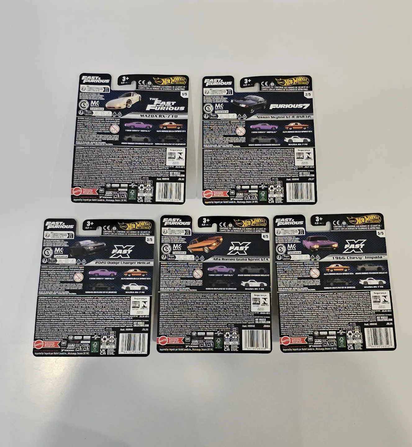 Hot Wheels Premium Fast and Furious Set image indicator(2)