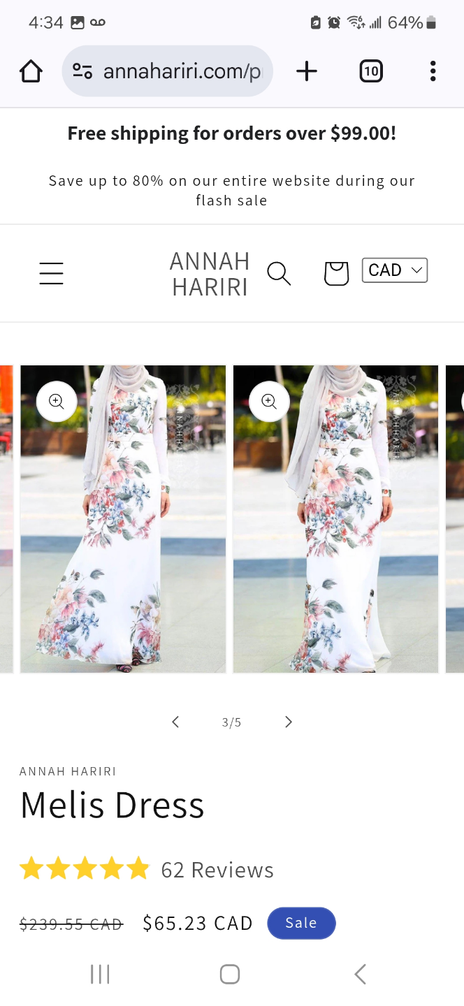 Brand new ANAH HARIRI dresses with tags