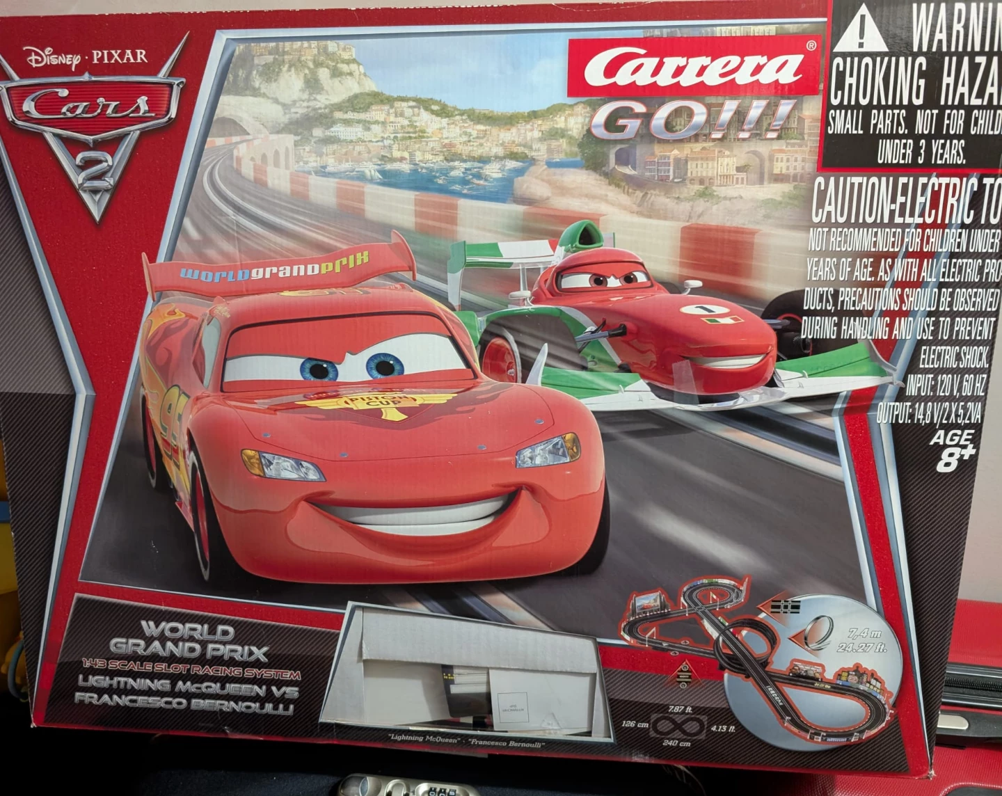 Disney Pixar Cars 2 World Grand Prix Slot Car Racing Set