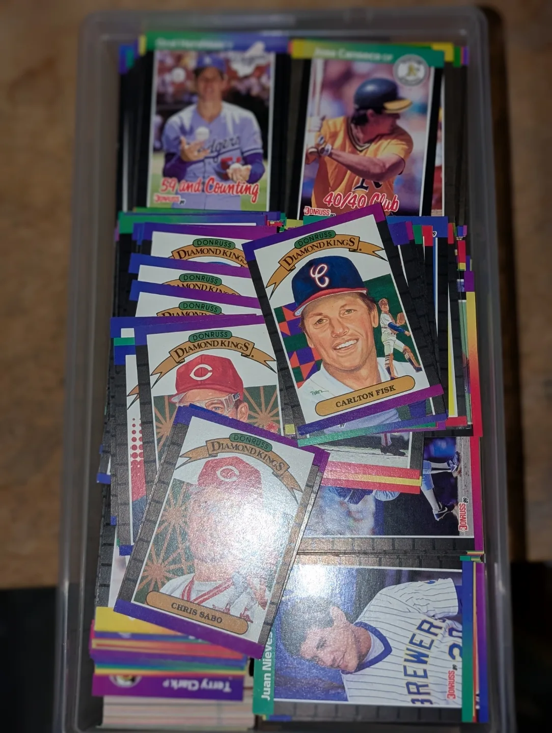 Large Lot of 1989 Donruss Baseball Cards thumbnail