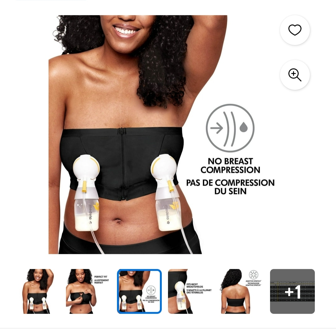 New Medela Easy Expression Bustier - Black - Size M/M - photo 2