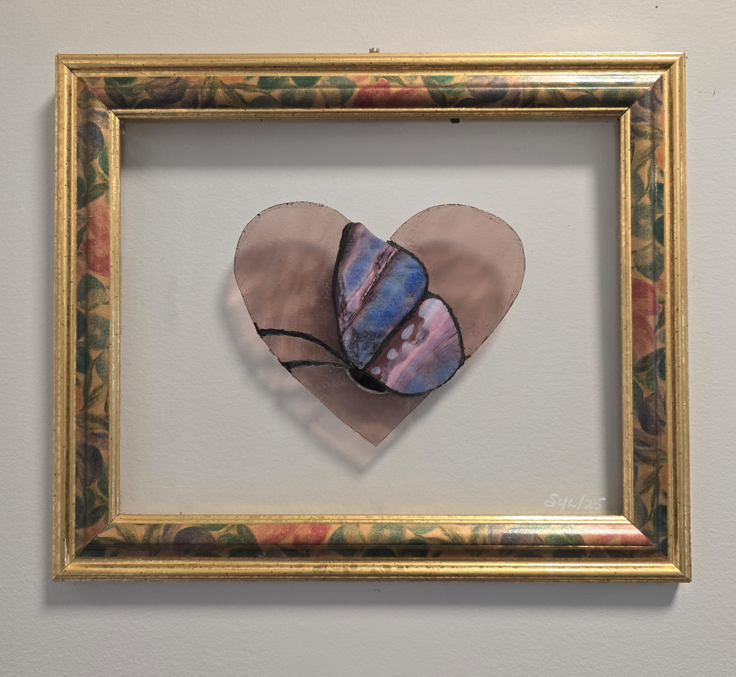 Stained Glass "Butterfly Love"