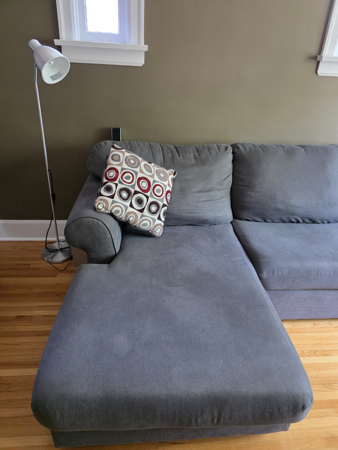 Grey L-Shaped Sectional Sofa(MOVING SALE) - photo 2