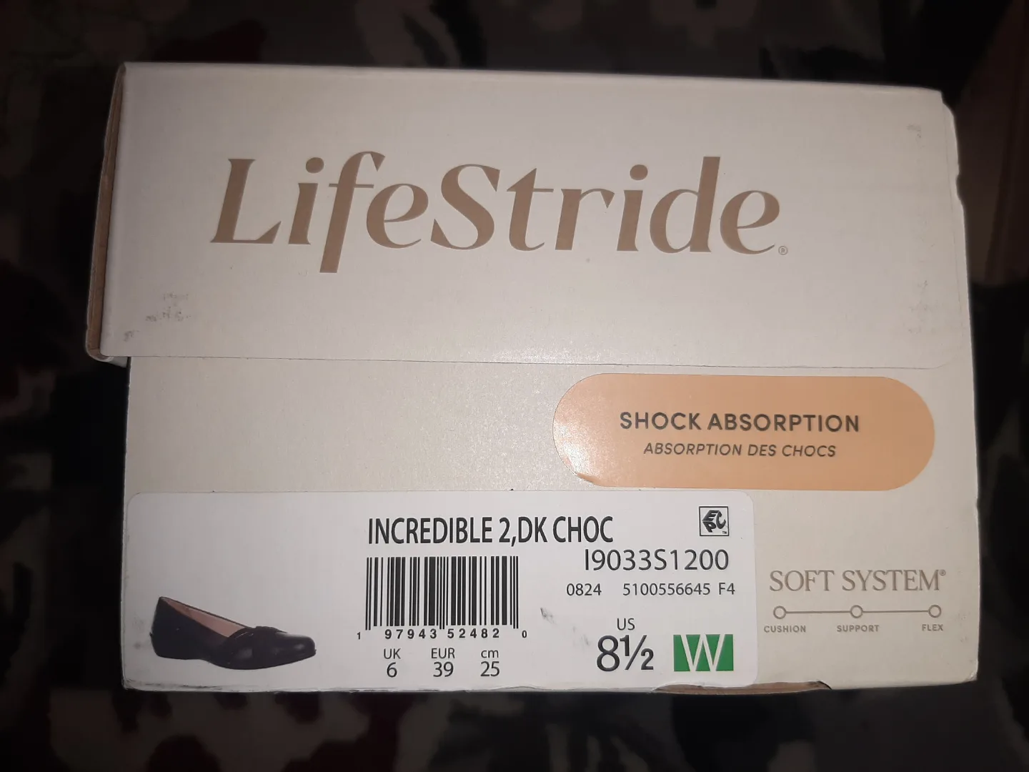 NEW in Box Women's Life Stride slip on flats shoes, size 8.5W image indicator(4)