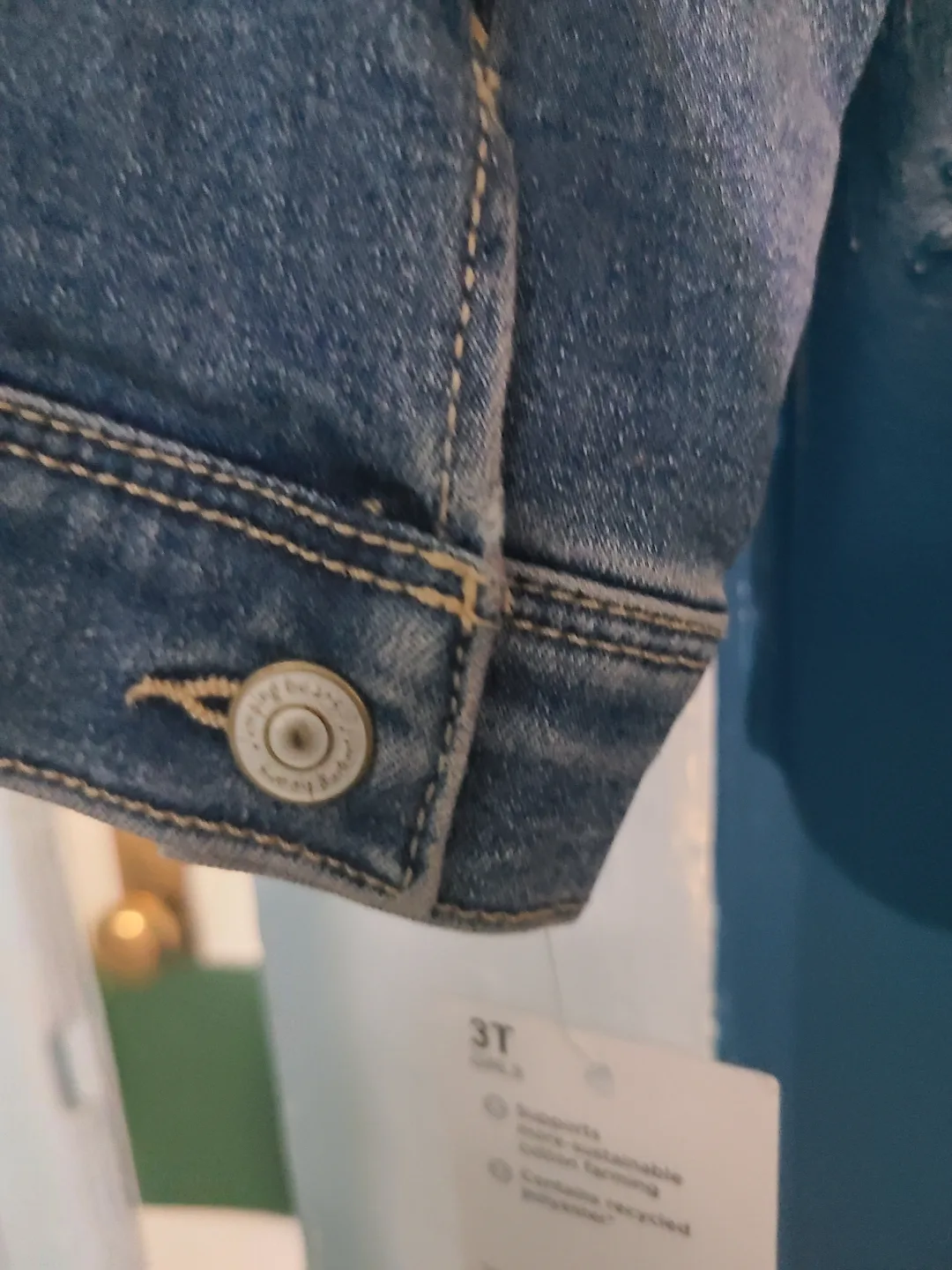 Girls Jumping Beans Denim Jacket - Size 3T image indicator(4)