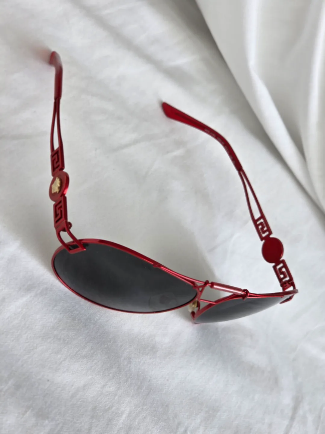 Vintage Versace Aviator Sunglasses Red image indicator(4)