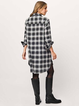 Club Monaco Plaid Shirt Dress