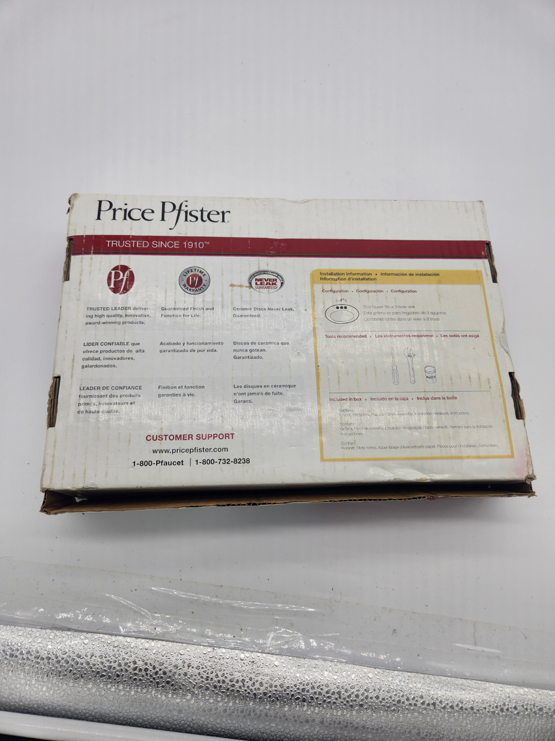 Price Pfister Skye Lavatory Faucet Brushed Nickel F-046-SYKK - photo 3