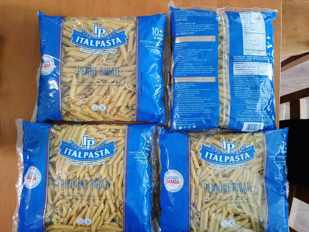 👉🇨🇦 #Freecycle 1 unopened bag Italpasta Penne Rigate Pasta image indicator(2)