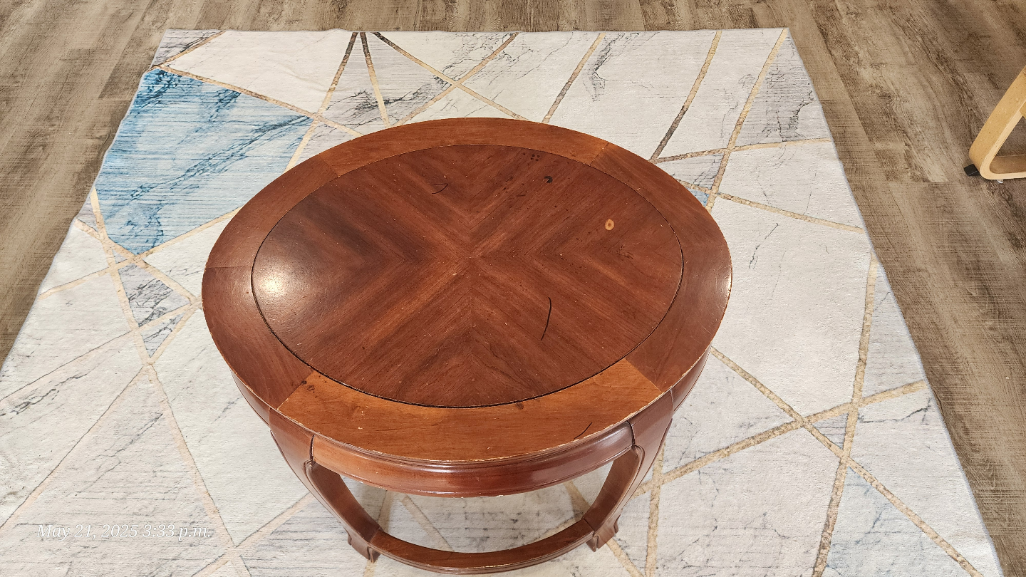 Vintage Wooden End Table - photo 2