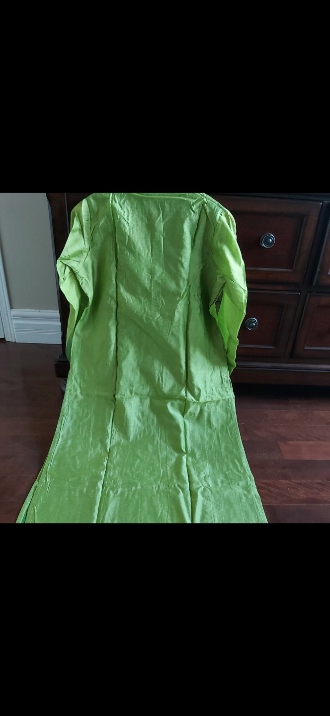 Lime Green Embroidered Kurti - photo 2