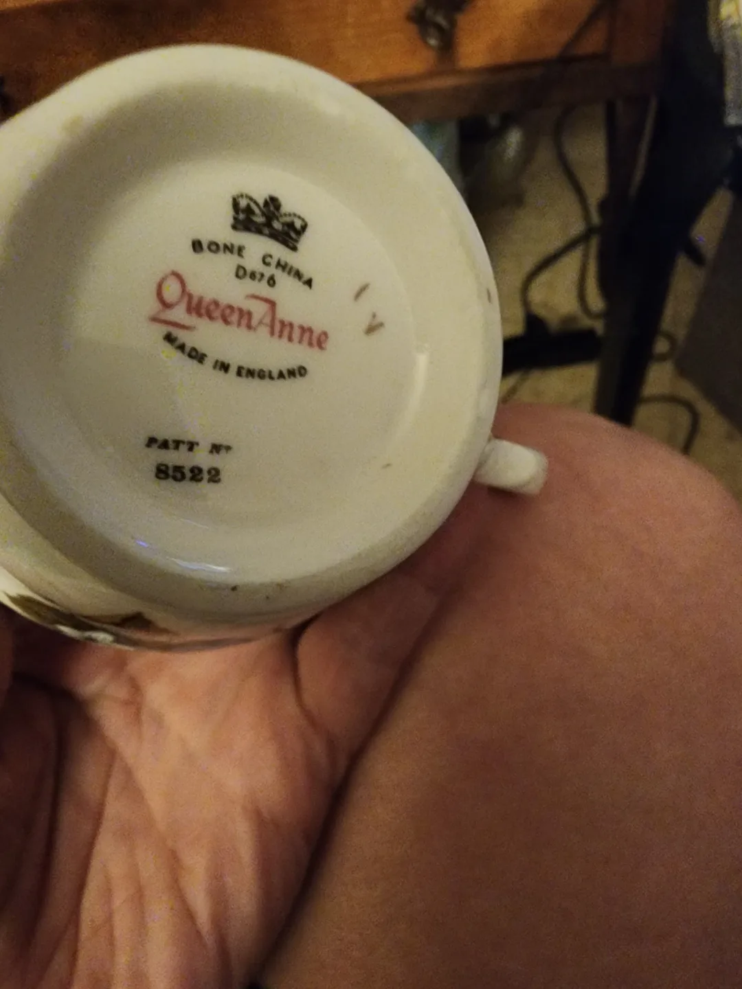 Vintage Queen Anne Teacups and Saucers image indicator(5)