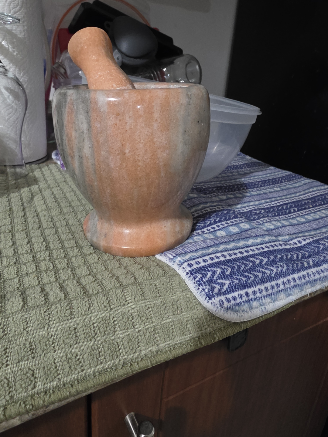 Marble Mortar and Pestle - photo 3