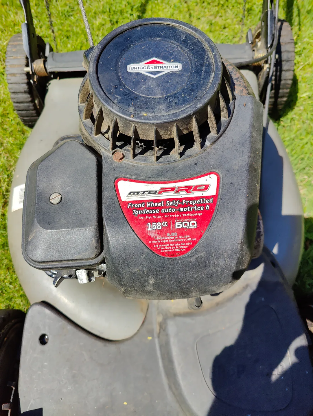 MTD self-propelled mower. thumbnail