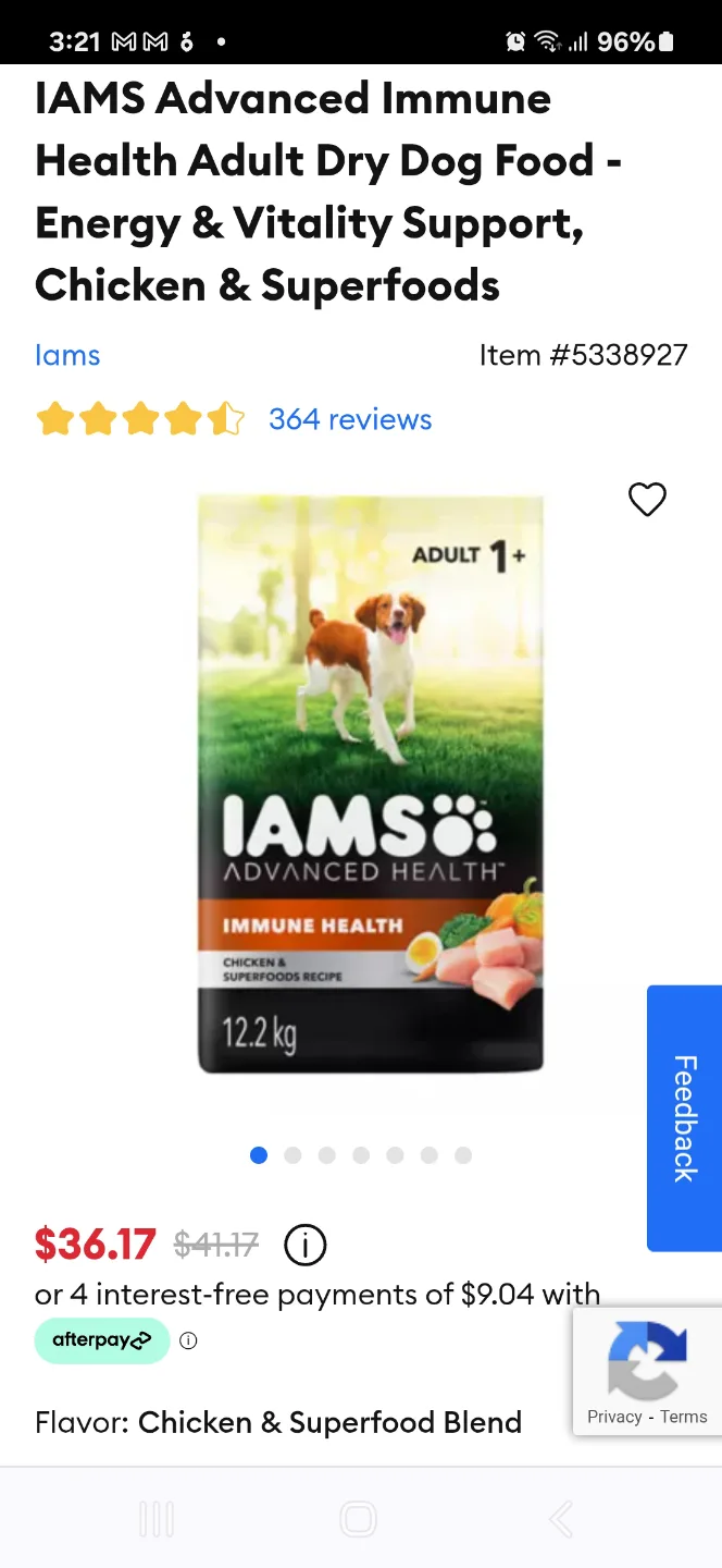 Adult Dry Dog Food IAMS 27lbs Expires 7/27/25 image indicator(3)