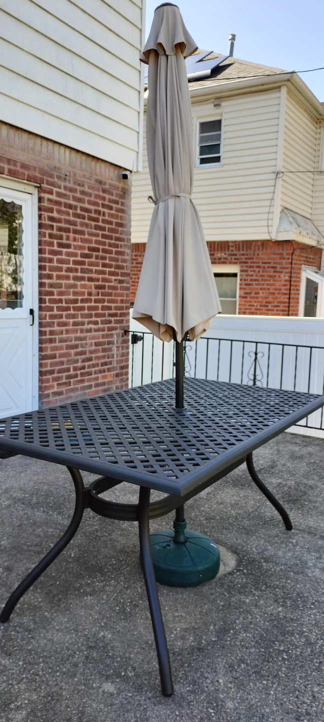 Outdoor Patio Table with Umbrella - photo 3