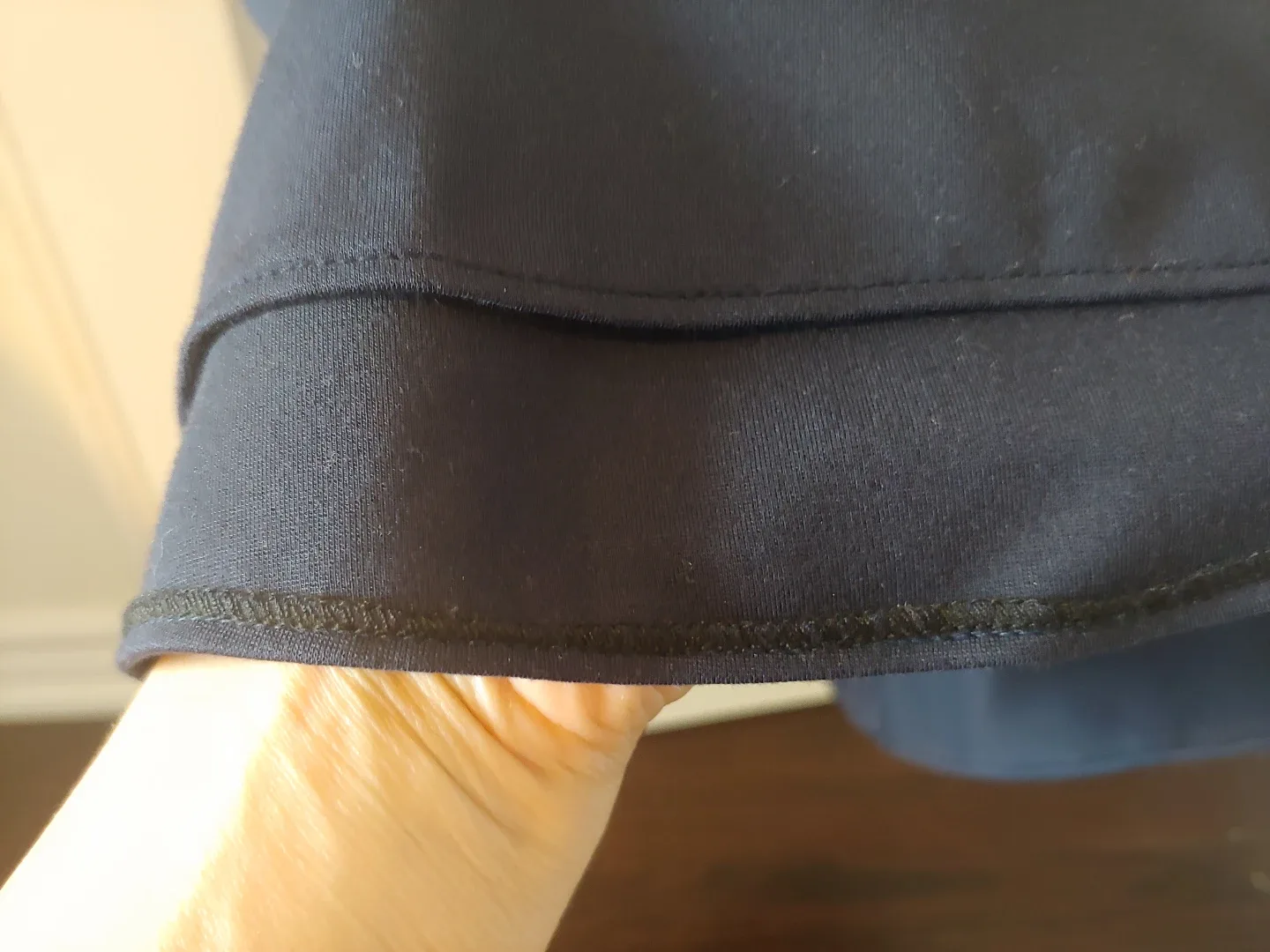 Beautiful Jovani Navy Blue Lace Evening/Prom gown image indicator(10)