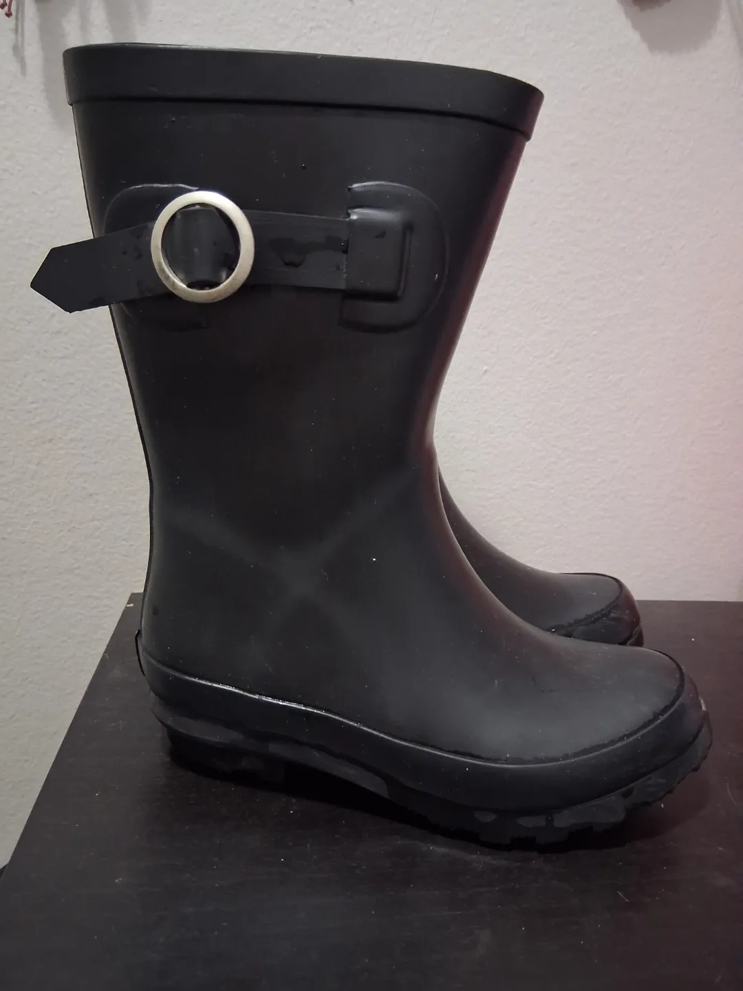 Ripzone Girls' Black Rain Boots - Size US 11 #freecycle thumbnail