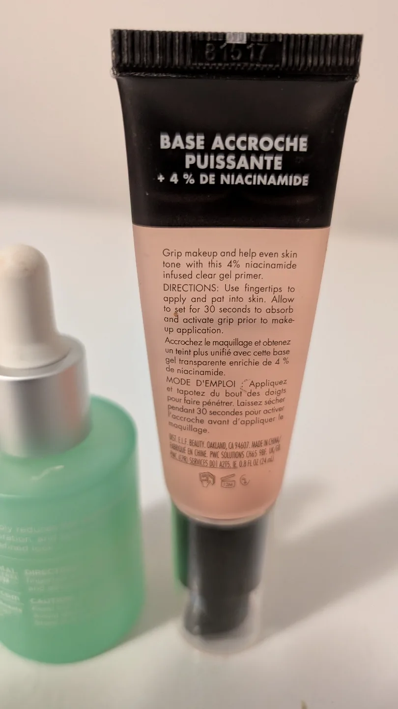 Two skin care products with Niacinamide image indicator(2)