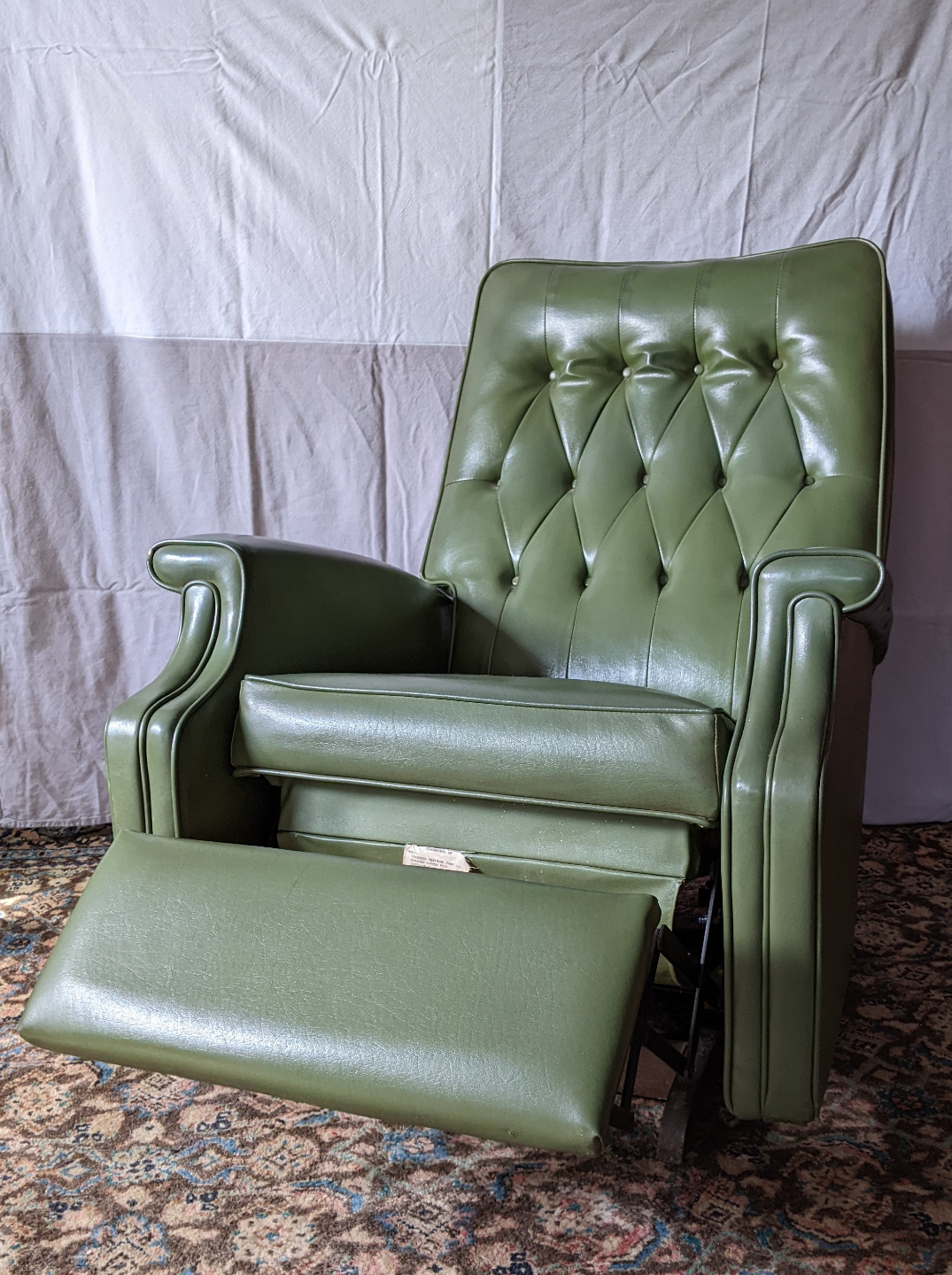 Stratorocker, Futorian Mfg, Vintage  Green Recliner/Rocker - photo 2