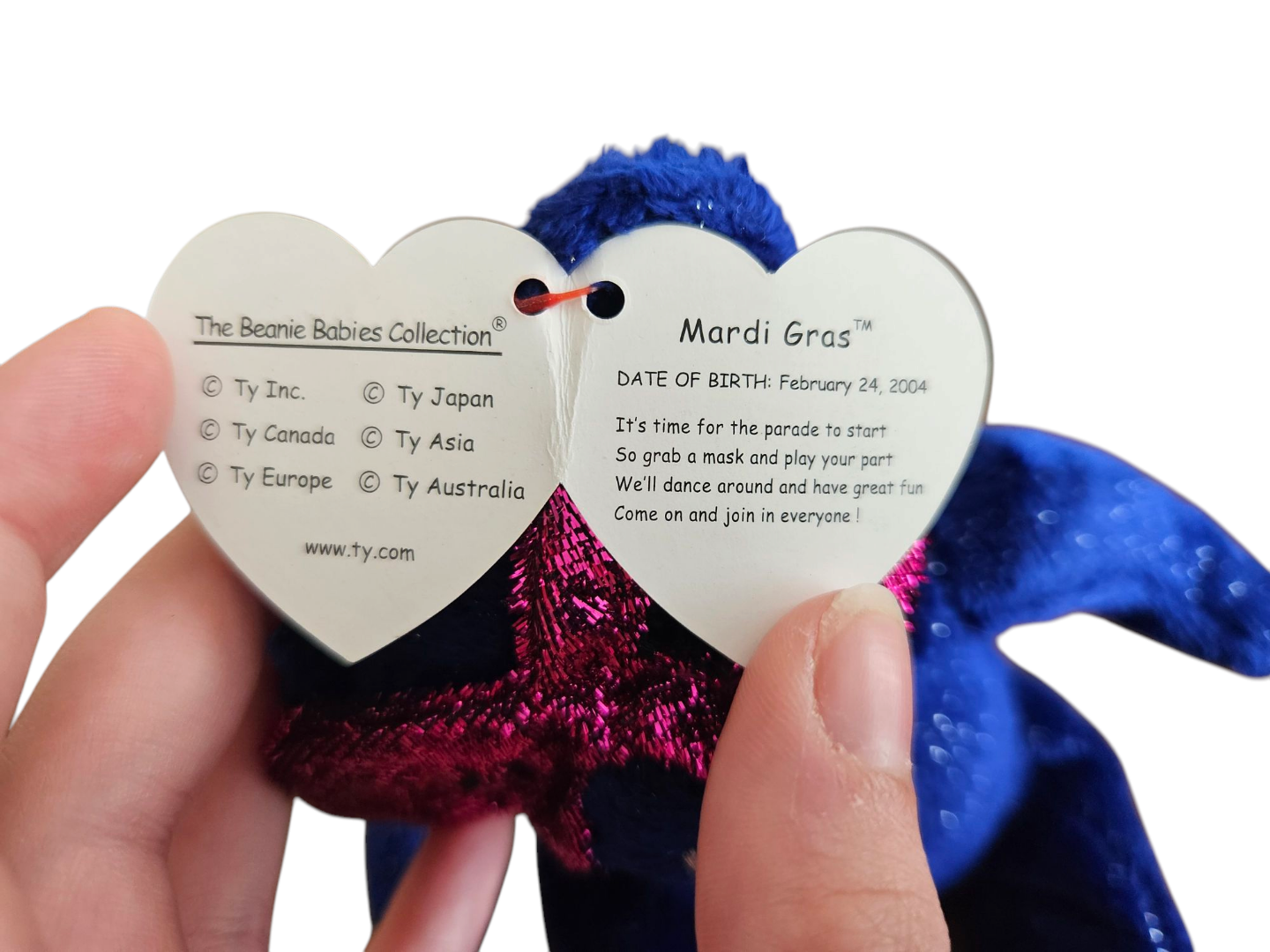 Ty Beanie Baby Mardi Gras 2005 🏒 - photo 3