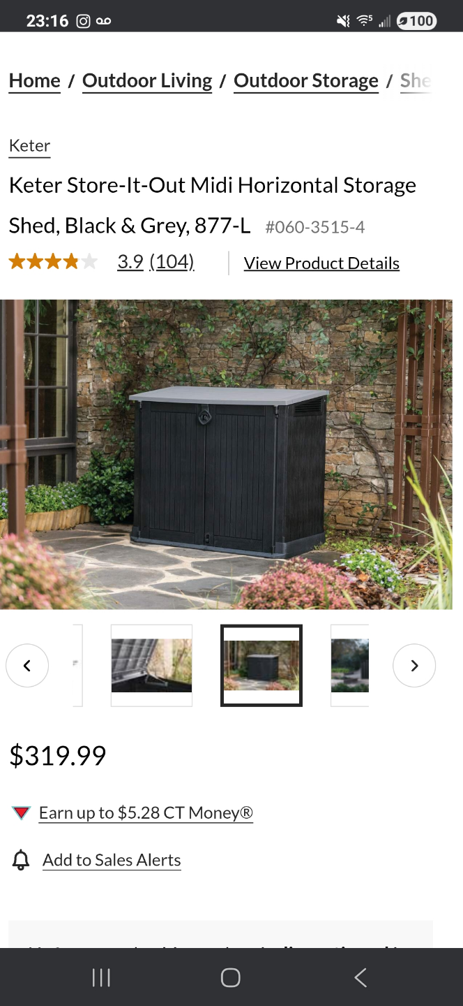 Keter Large Outdoor Storage Box - photo 4