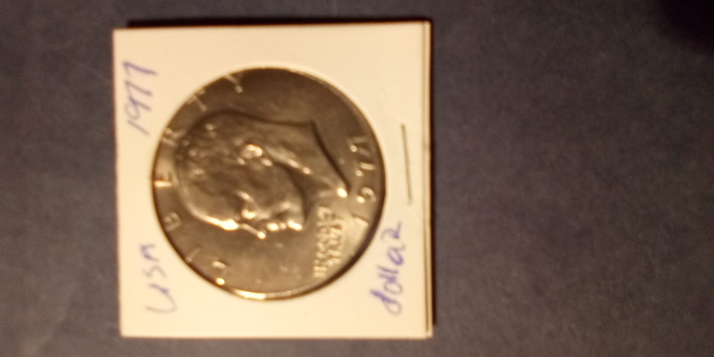 1977 Eisenhower Dollar Coin - photo 2