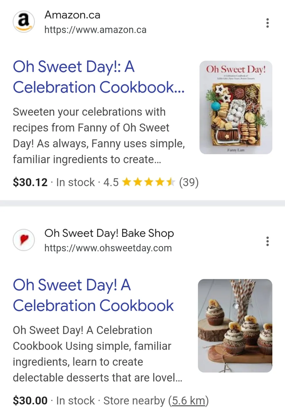 Oh Sweet Day! A Celebration Cookbook by Fanny Lam image indicator(3)