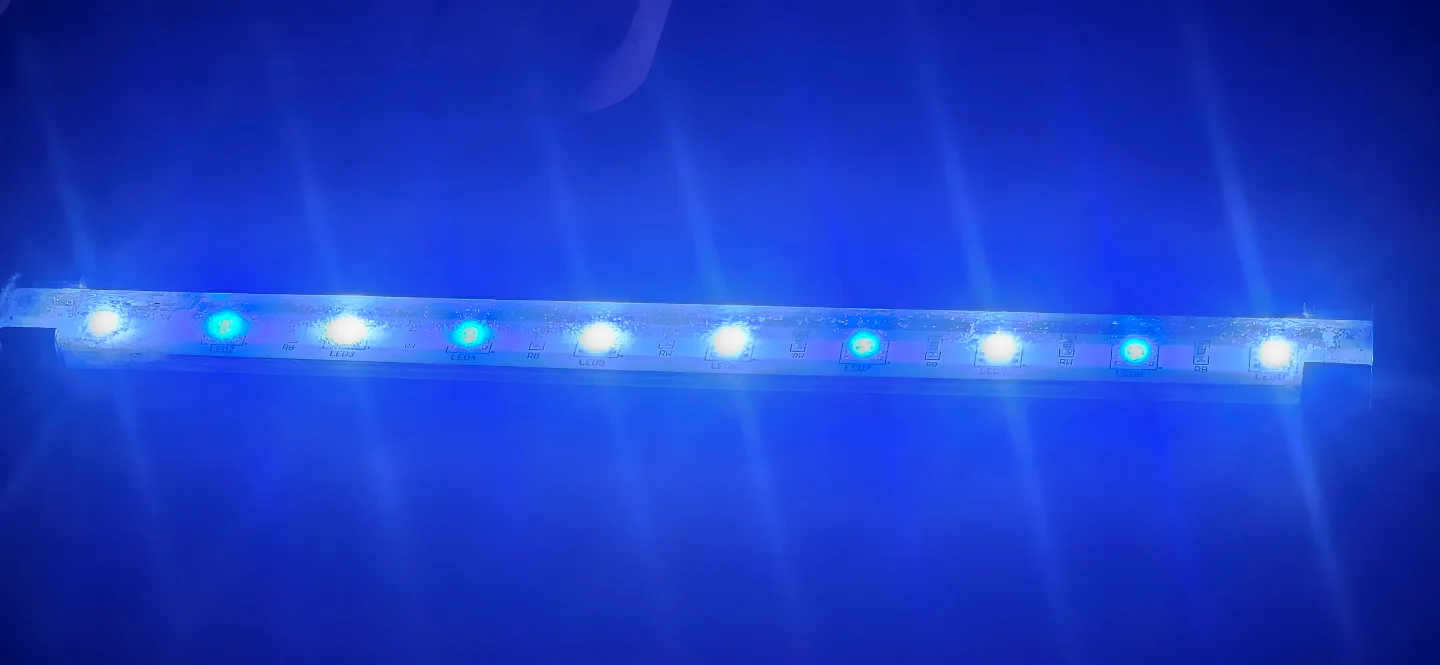 Half Circle Aquarium with LED Lighting, Filter, Heater ect image indicator(4)