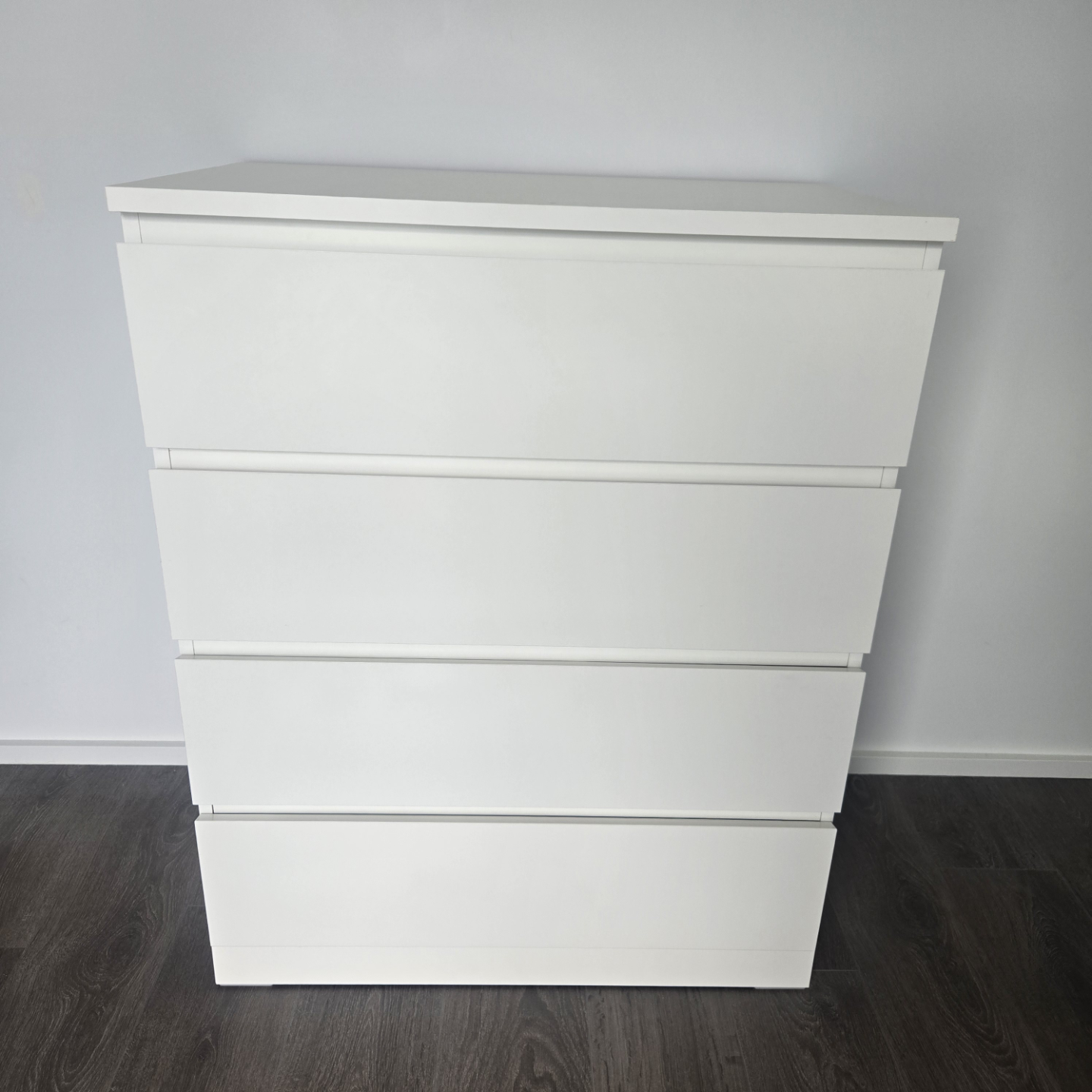 IKEA MALM 4-Drawer Chest - White