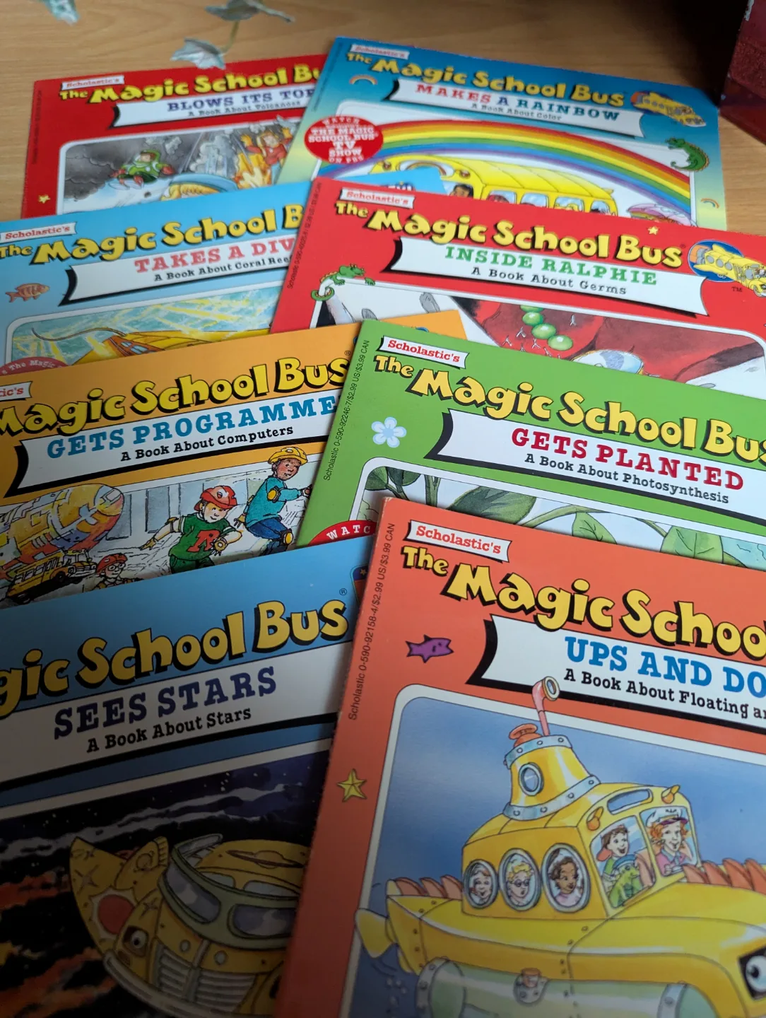 Lot of Magic School Bus Books thumbnail