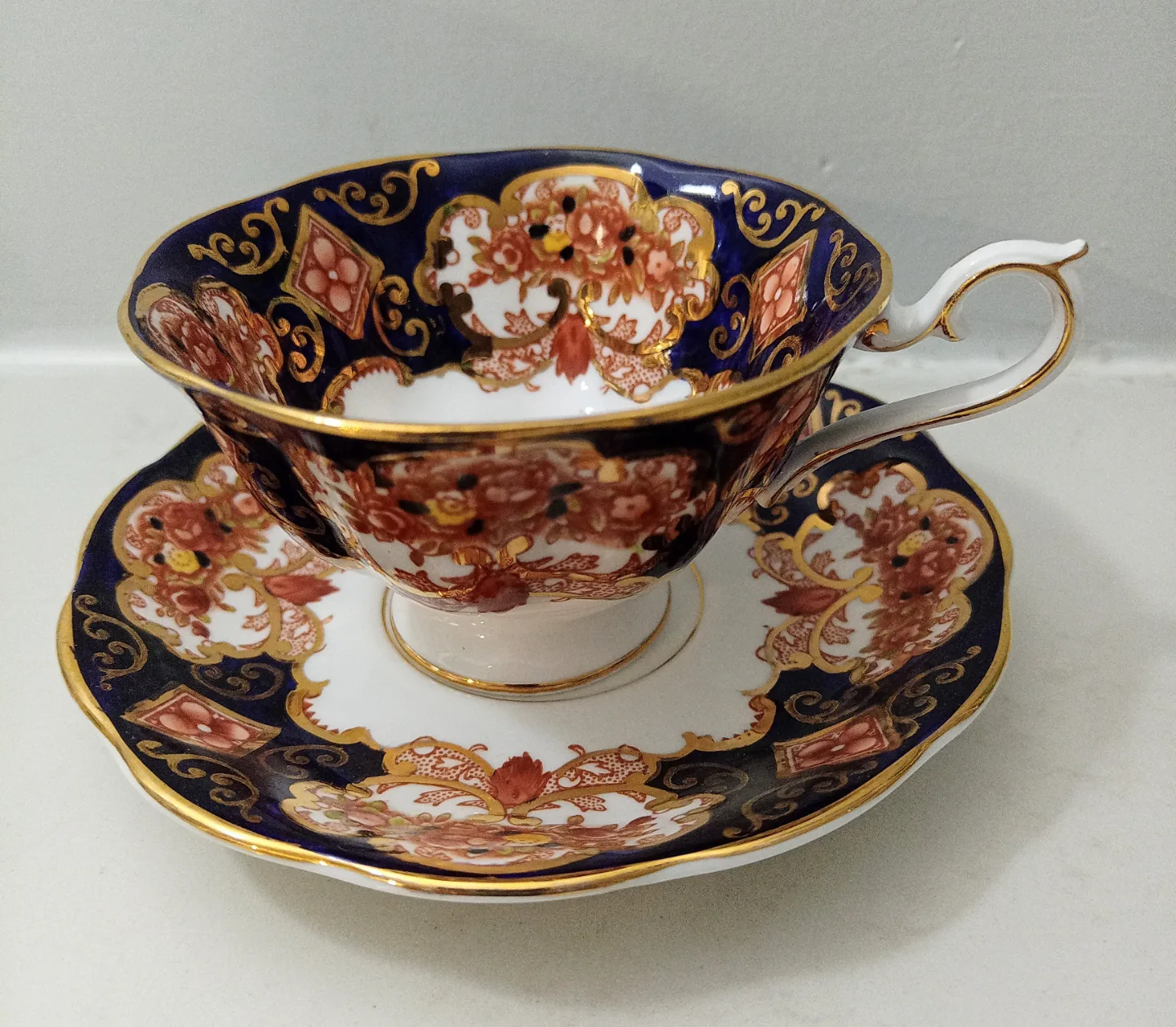 4 sets of Teacups and Saucers. thumbnail