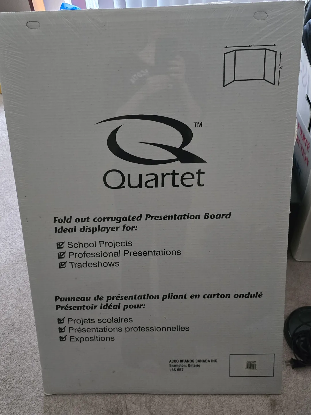 Quartet Fold-Out Corrugated Presentation Board thumbnail
