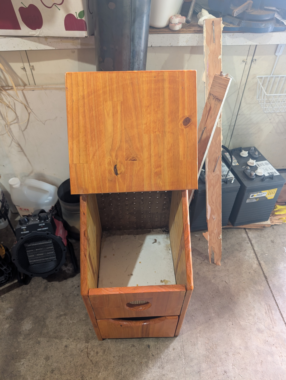 Wooden Potato and Onion/Garlic bin - photo 3