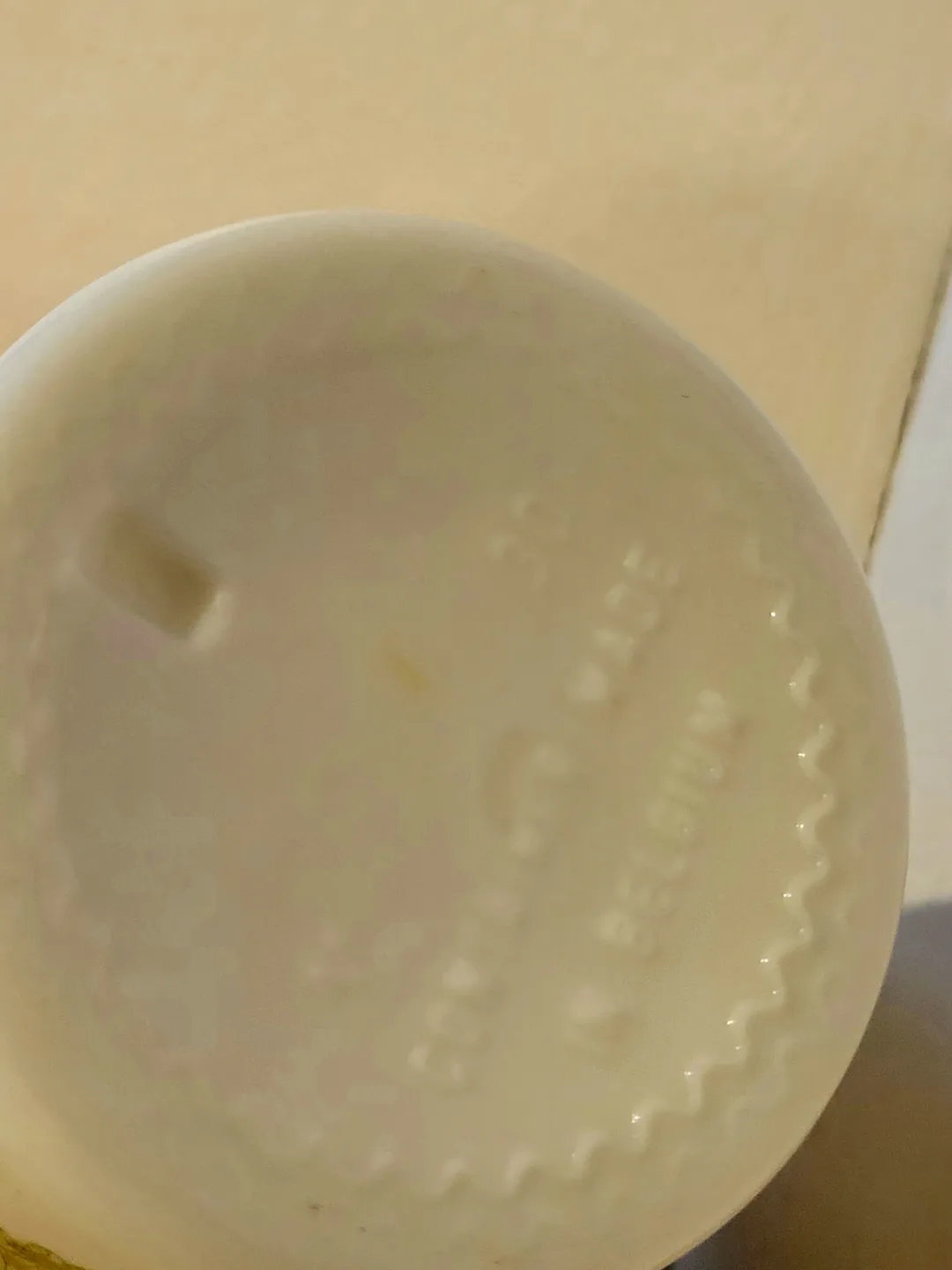 Vintage Pair of Milk Glass Jars Apothecary with Floral Designs image indicator(6)