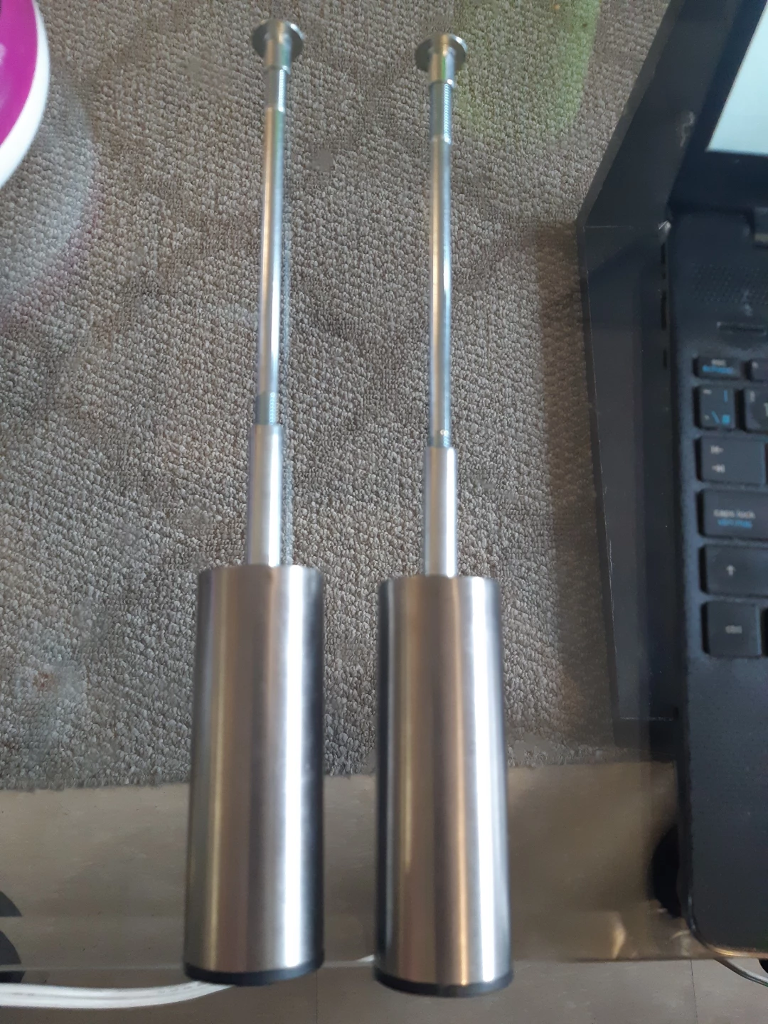 Pair of Metal Furniture Legs - 4 Inches