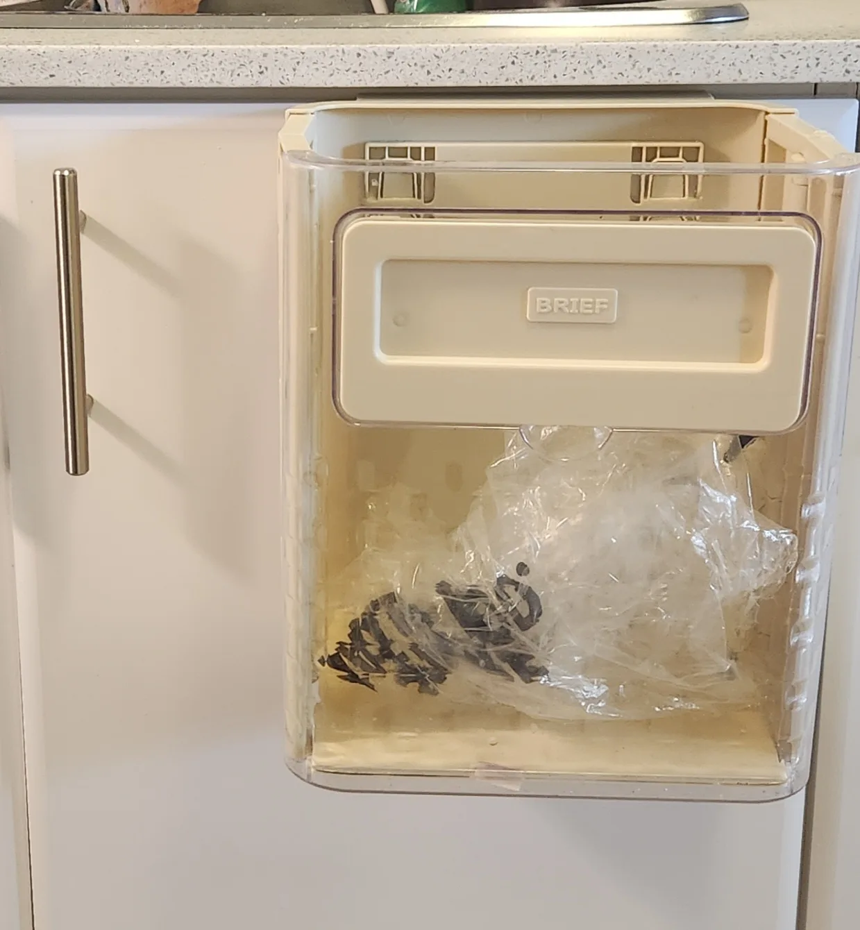 🥕Beige over the cupboard  Organizer Bin image indicator(3)