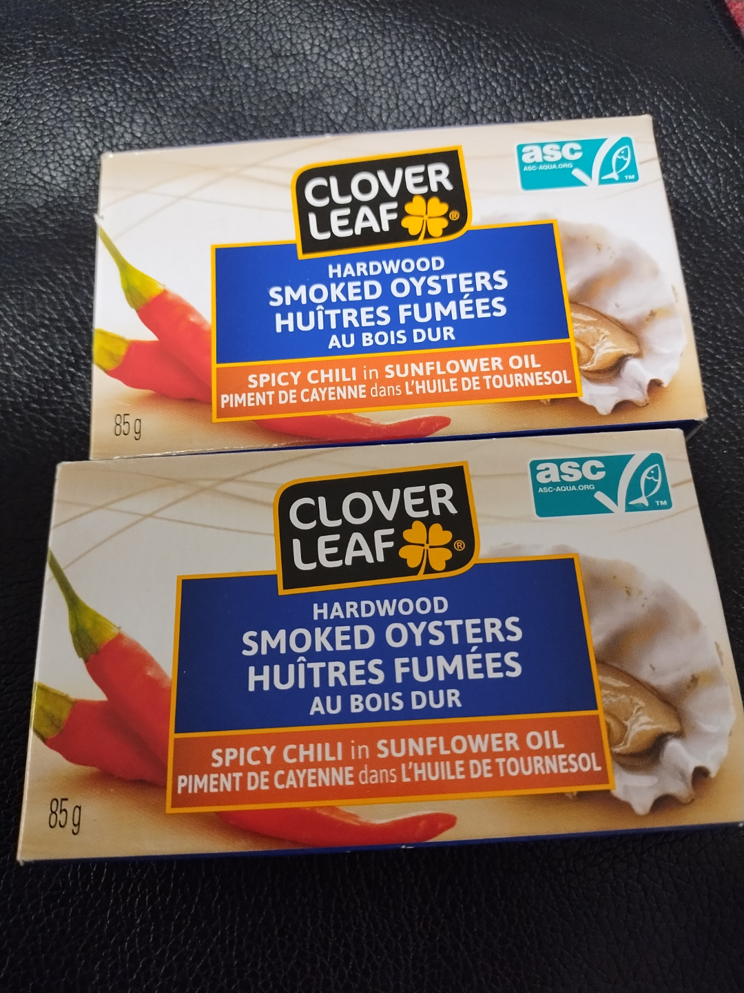 Clover Leaf Smoked Oysters - 10 x 85g